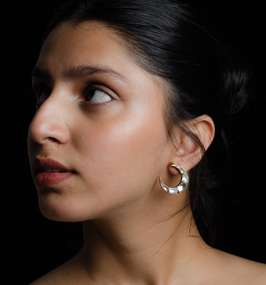 Chand earrings - Brass