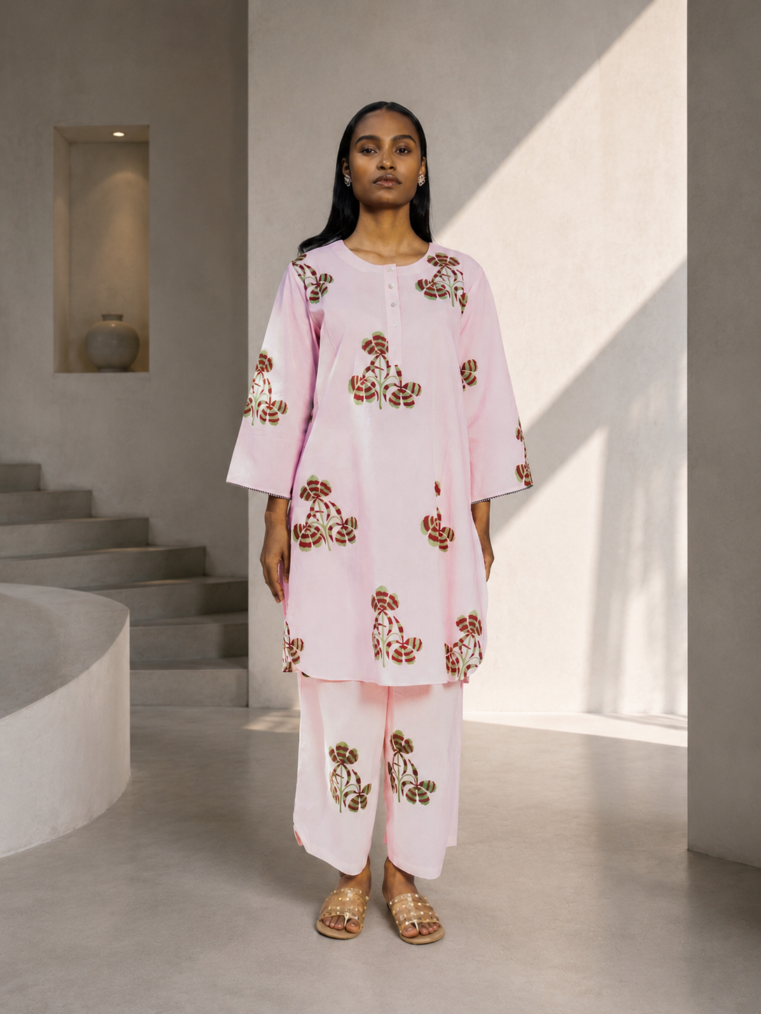 TEST: Tulika Hand Block Printed Cotton Dress